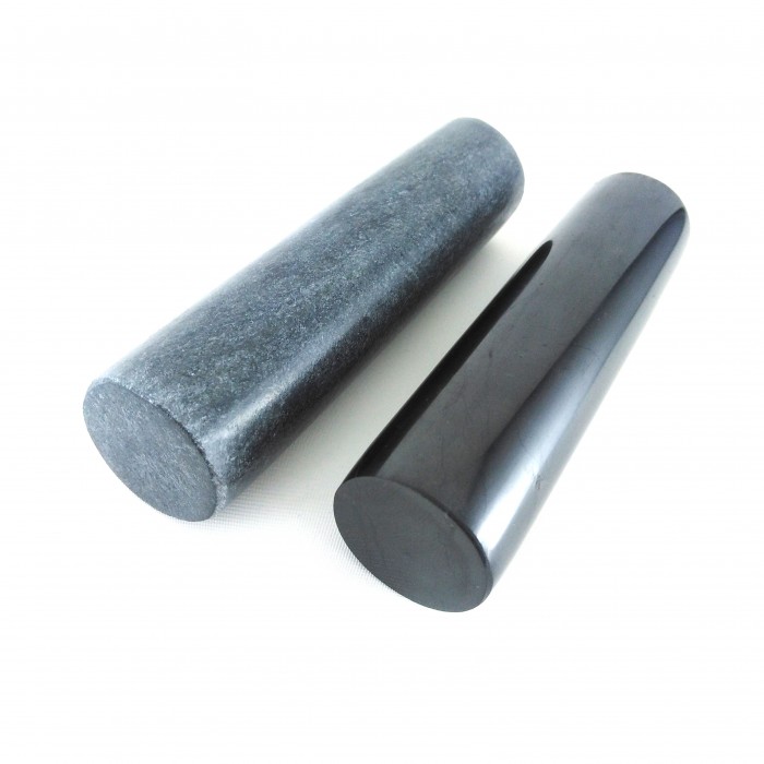 Pharaoh cylinders Shungite and Thalconit 10x3cm