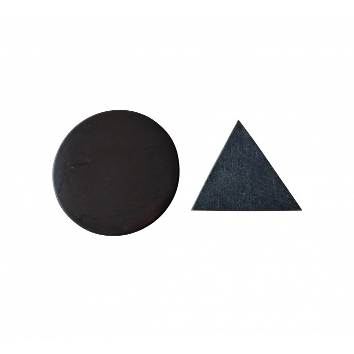 Mini personal harmonizer - Shungite circle and Steatite triangle