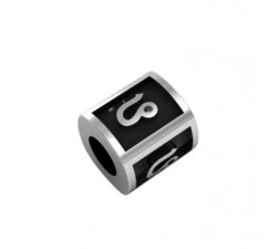 Zodiac Signs - sterling silver spacer beads