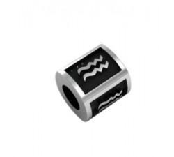 Zodiac Signs - sterling silver spacer beads