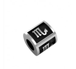 Zodiac Signs - sterling silver spacer beads