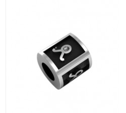 Zodiac Signs - sterling silver spacer beads