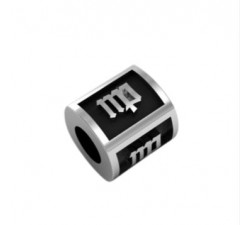 Zodiac Signs - sterling silver spacer beads