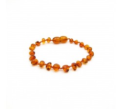 Bransoletka dla dziecka z bursztynem - uśmierzacz bólu