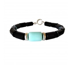 Enhance - Agate bracelet with stones