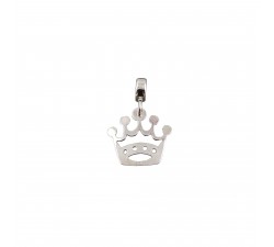 crown charm sterling silver