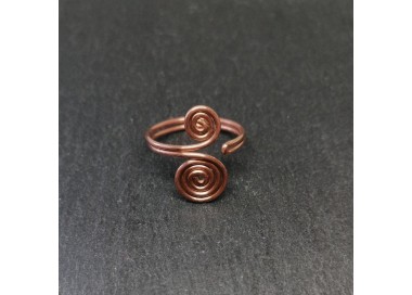 the ring spiral double copper