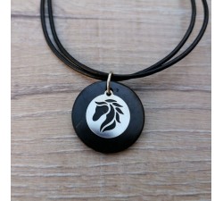 The healing signs - Shungite pendant sterling silver 925