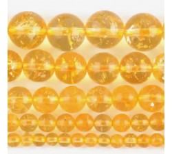 Sterling silver Amber drop earrings with Shungite