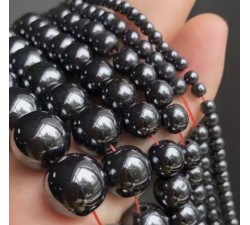 Sterling silver Amber drop earrings with Shungite