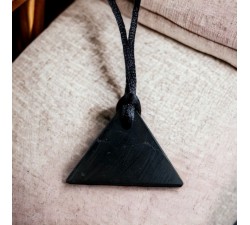 Naszyjnik z kamieniem ochronnym - szungit - ochrona emf