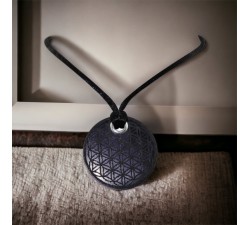 Naszyjnik z kamieniem ochronnym - szungit - ochrona emf