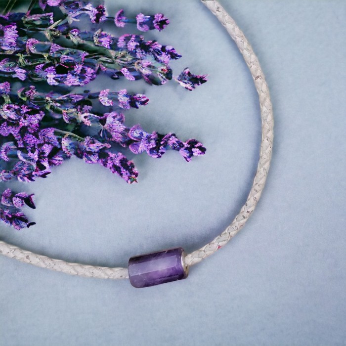 Necklace with Amethyst stone