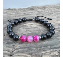 EMF protection bracelet - Shungite with natural stones