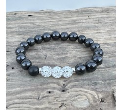 EMF protection bracelet - Shungite with natural stones