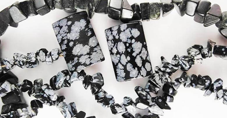 Obsydian śnieżny właściwości